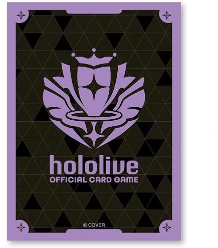 公式スリーブ史上至極の艶感！40枚 初期ロゴ ブラック ホログラフィック Amazon | ホロライブ hololive OFFICIAL CARD GAME オフィシャル